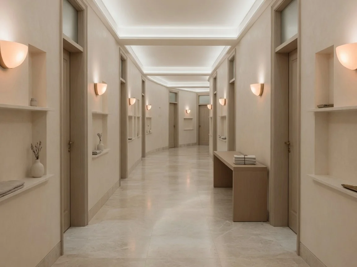 Completed circulation flooring
