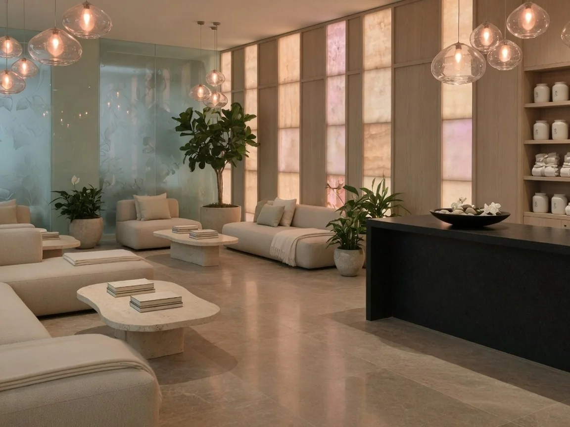 Completed wellness interior