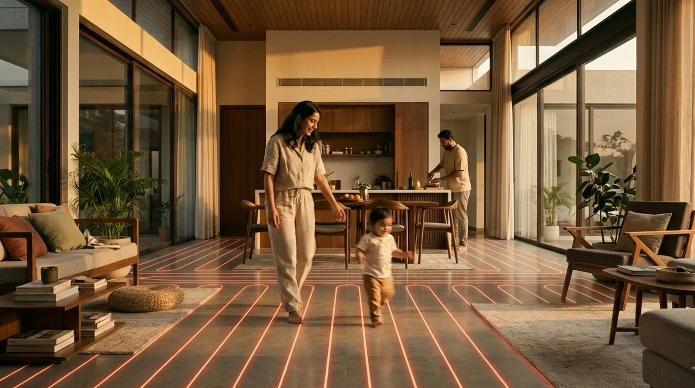 Underfloor heating India comfort