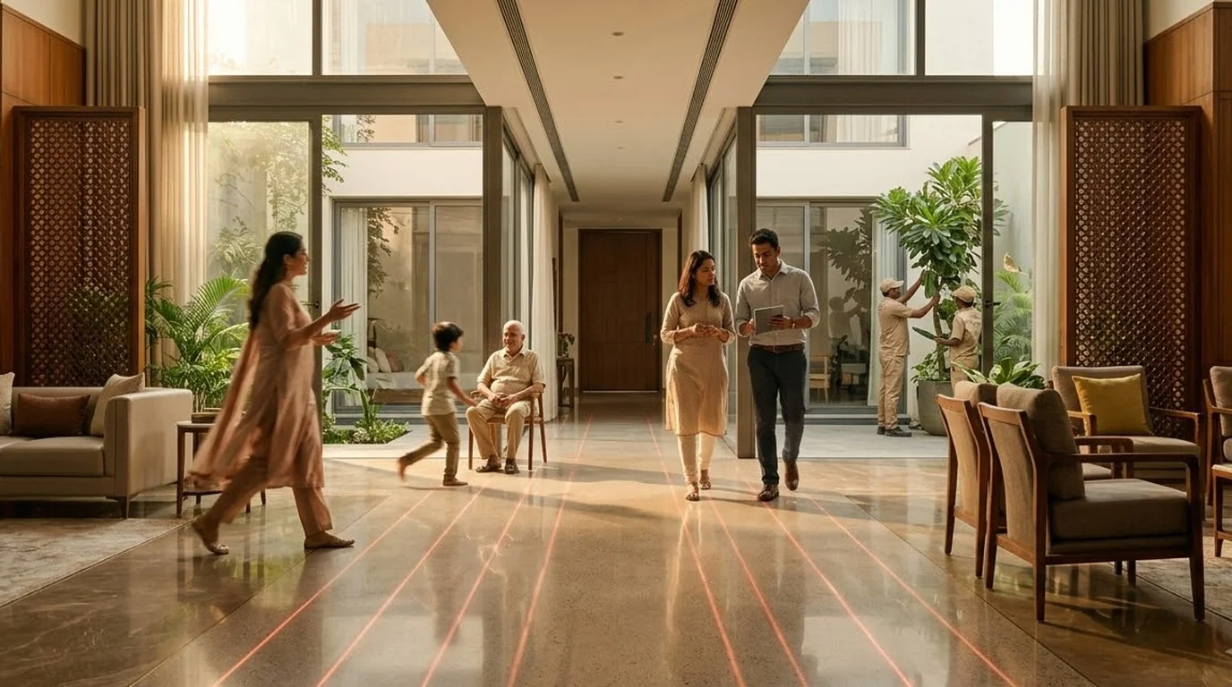 Commercial hospitality flooring